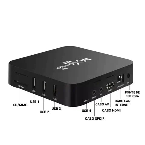 Tv Box Smart 4k MXq Pro 5g Android 11.1 HDMI