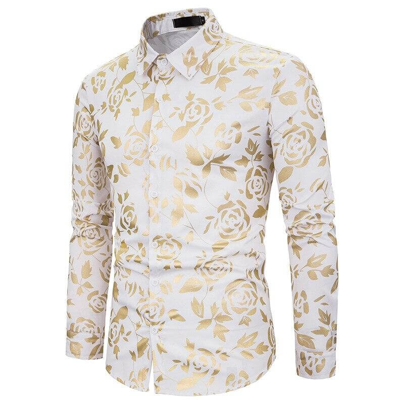 Camisa Social With Flowers
