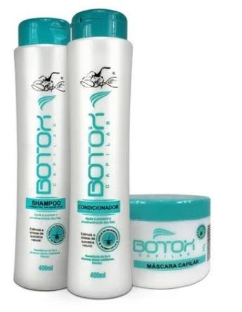 Kit Botox Capilar Shampoo + Condicionador + Máscara - ACHE AQUI
