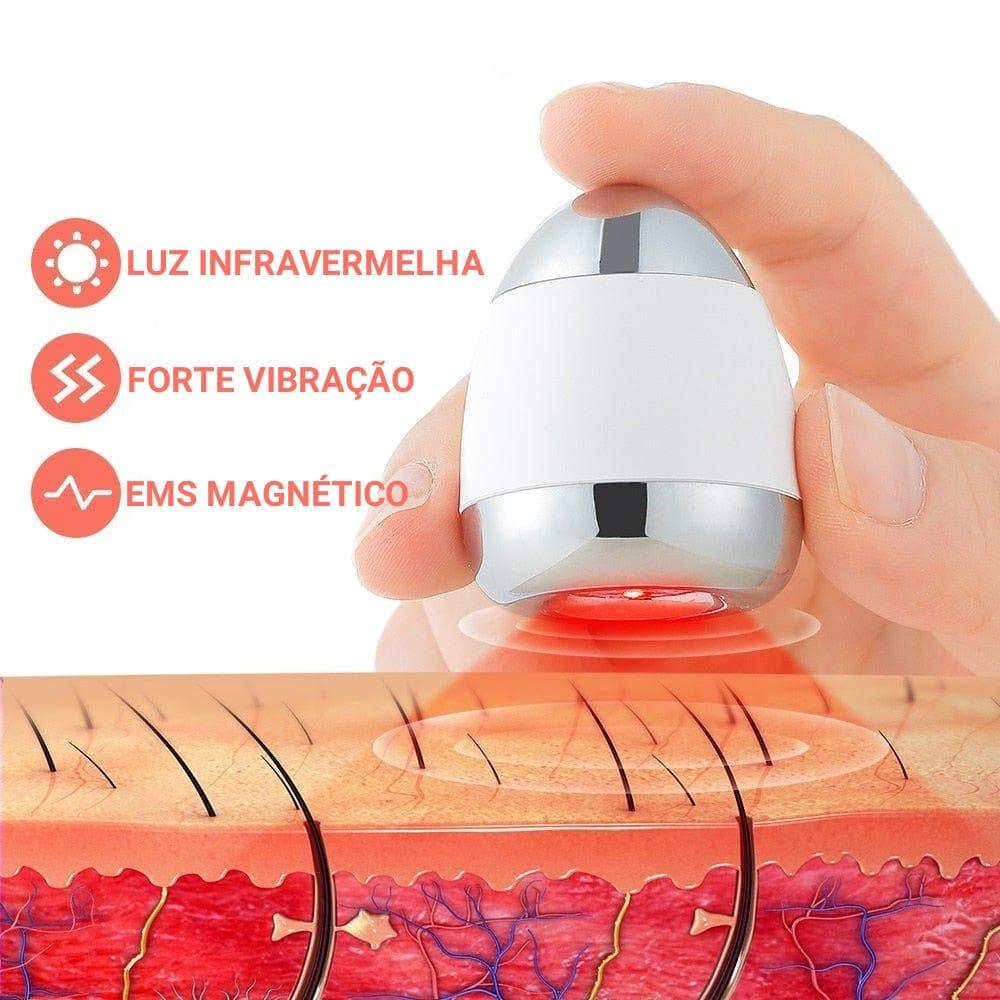 Mini Massageador Portátil Fototerapia com Luz Infravermelha - ACHE AQUI